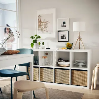 IKEA KALLAX Etajera, alb, 77x147 cm