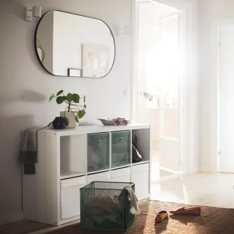 IKEA KALLAX Etajera, alb, 77x147 cm