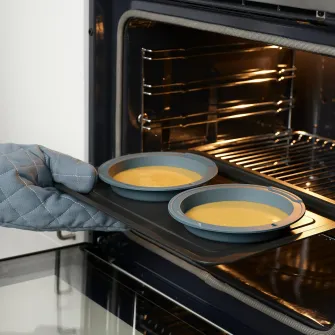 IKEA KANTNÅL Forma copt, gri-turcoaz, 18 cm