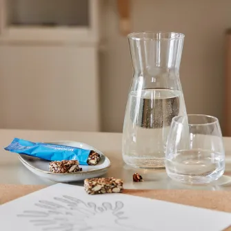 IKEA KARAFF Carafa, sticla transparenta, 1.0 l