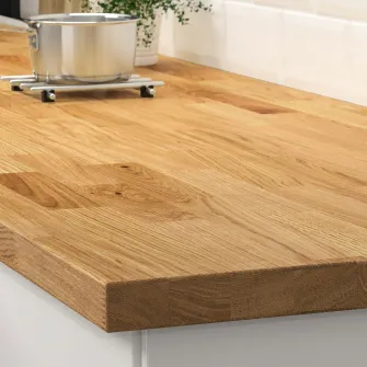 IKEA KARLBY Blat, stejar/furnir, 186x3.8 cm
