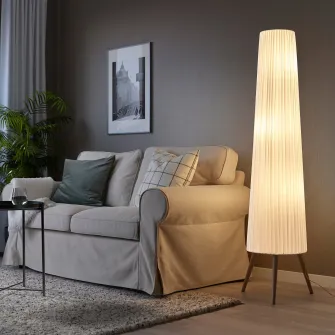 IKEA ÖKENSAND Lampadar, fag/alb