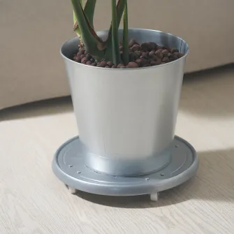 IKEA ÅKERBÄR Suport ghiveci cu role, interior/exterior/galvanizat, 31 cm