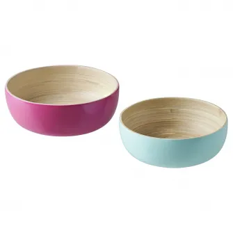 IKEA ÅKERHALLON Bol, set 2 bucati, bambus