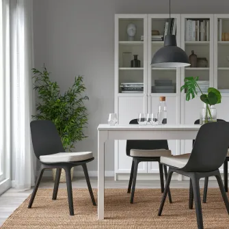 IKEA ÅKERVINDEFLY Perna scaun, bej, 39/35x37x5 cm