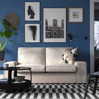 IKEA KIVIK Canapea 2 locuri, Tresund bej deschis
