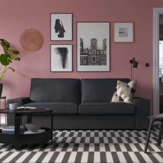 IKEA KIVIK Canapea 3 locuri, Tresund antracit