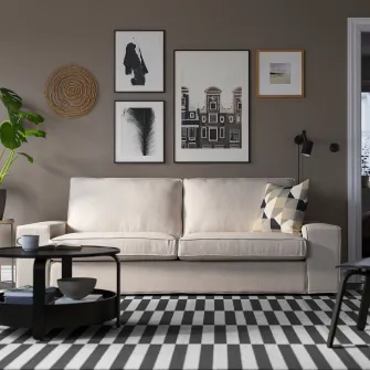 IKEA KIVIK Canapea 3 locuri, Tresund bej deschis