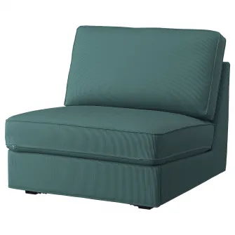 IKEA KIVIK Canapea extensibila 1 loc, Kelinge gri-turcoaz