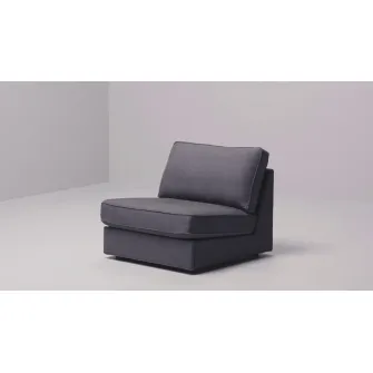 IKEA KIVIK Canapea extensibila 1 loc, Tresund antracit