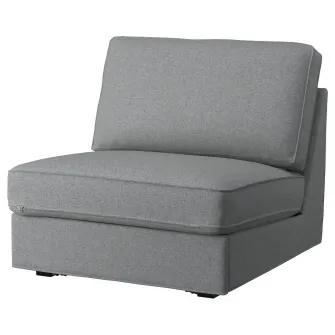 IKEA KIVIK Canapea extensibila 1 loc, Tibbleby bej/gri