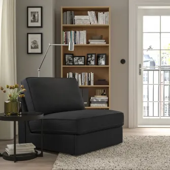 IKEA KIVIK Canapea extensibila 1 loc, Tresund antracit