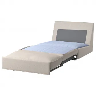 IKEA KIVIK Canapea extensibila 1 loc, Tresund bej deschis