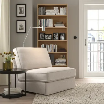 IKEA KIVIK Canapea extensibila 1 loc, Tresund bej deschis