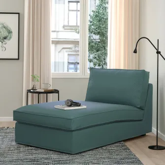 IKEA KIVIK Sezlong, Kelinge gri-turcoaz