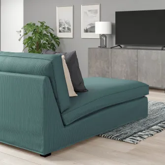 IKEA KIVIK Sezlong, Kelinge gri-turcoaz