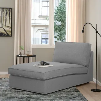 IKEA KIVIK Sezlong, Tibbleby bej/gri