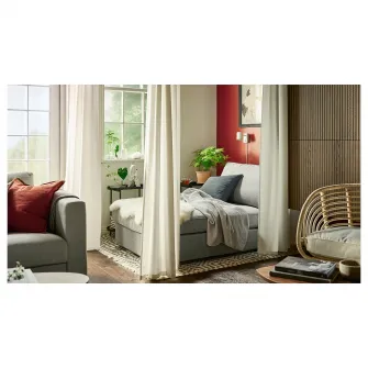 IKEA KIVIK Sezlong, Tibbleby bej/gri