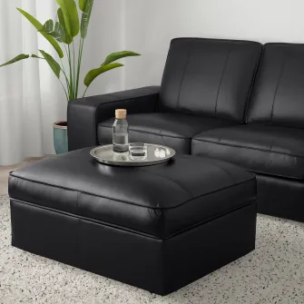 IKEA KIVIK Taburet, Grann/Bomstad negru