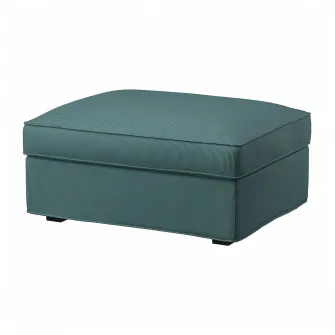 IKEA KIVIK Taburet cu depozitare, Kelinge gri-turcoaz