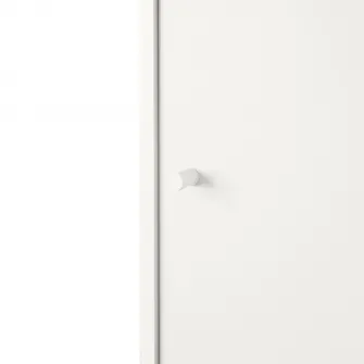 IKEA KLEPPSTAD Dulap cu 3 usi, alb, 117x176 cm