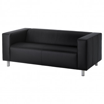 IKEA KLIPPAN Canapea 2 locuri, Bomstad negru