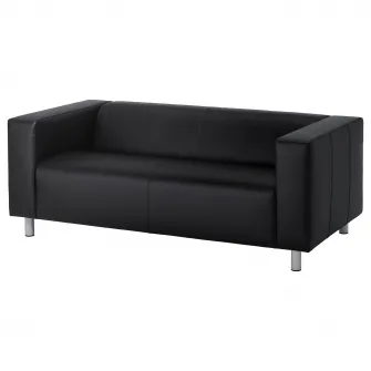 IKEA KLIPPAN Canapea 2 locuri, Bomstad negru