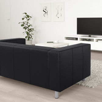 IKEA KLIPPAN Canapea 2 locuri, Bomstad negru