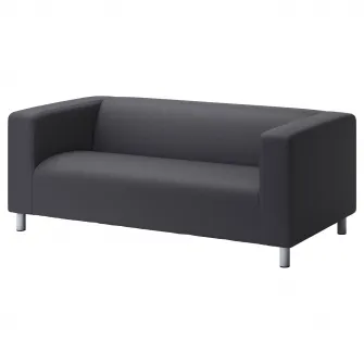 IKEA KLIPPAN Canapea 2 locuri, Vissle gri