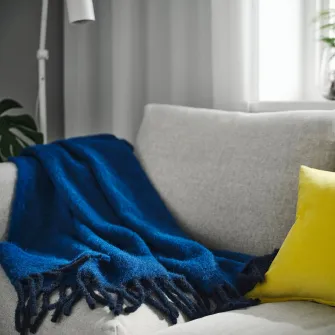 IKEA KLIPPOXEL Patura, albastru, 130x170 cm