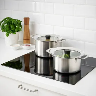 IKEA KLOCKREN Capac, sticla, 24 cm