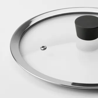 IKEA KLOCKREN Capac tigaie, sticla, 25 cm