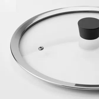 IKEA KLOCKREN Capac tigaie, sticla, 29 cm