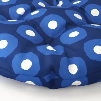 IKEA KLÖSAN Perna scaun exterior, albastru inchis, 35 cm