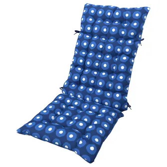 IKEA KLÖSAN Perna scaun exterior, albastru inchis, 45x116 cm