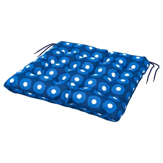 IKEA KLÖSAN Perna scaun exterior, albastru inchis, 50x50 cm