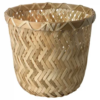 IKEA KLYNNON Ghiveci, lucrat manual bambus, 12 cm