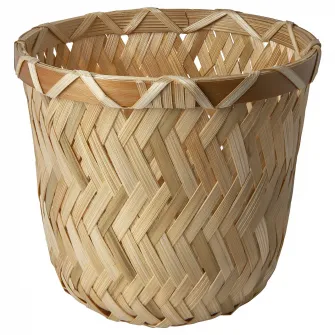 IKEA KLYNNON Ghiveci, lucrat manual bambus, 9 cm