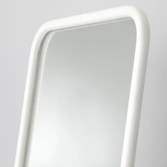 IKEA KNAPPER Oglinda cu suport, alb, 48x160 cm