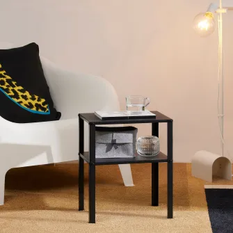 IKEA KNARREVIK Noptiera, negru, 37x28 cm