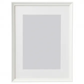 IKEA KNOPPÄNG Rama, alb, 30x40 cm
