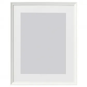 IKEA KNOPPÄNG Rama, alb, 40x50 cm