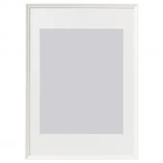 IKEA KNOPPÄNG Rama, alb, 50x70 cm