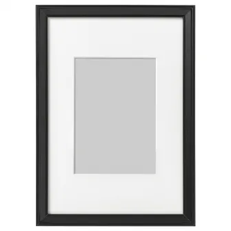 IKEA KNOPPÄNG Rama, negru, 21x30 cm
