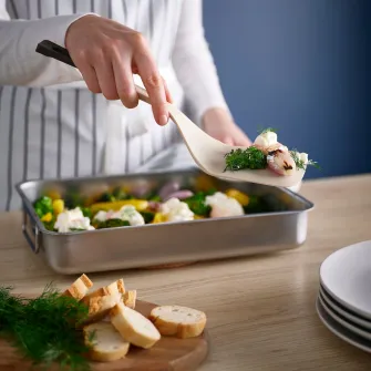 IKEA KNORRHANE Spatula, bej deschis/antracit, 32 cm