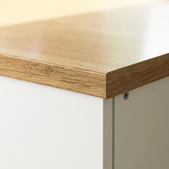 IKEA KNOXHULT Corp baza cu usi + sertar, alb, 120 cm
