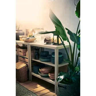 IKEA KOLBJÖRN Etajera interior/exterior, bej, 80x81 cm
