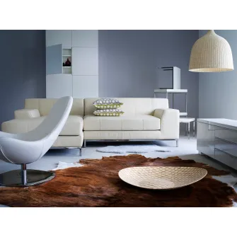 IKEA KOLDBY Piele de vaca, maro