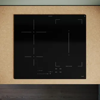 IKEA KOLSTAN Plita cu inductie, IKEA 500 negru, 58 cm