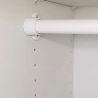 IKEA KOMPLEMENT Bara umerase, gri inchis, 100 cm